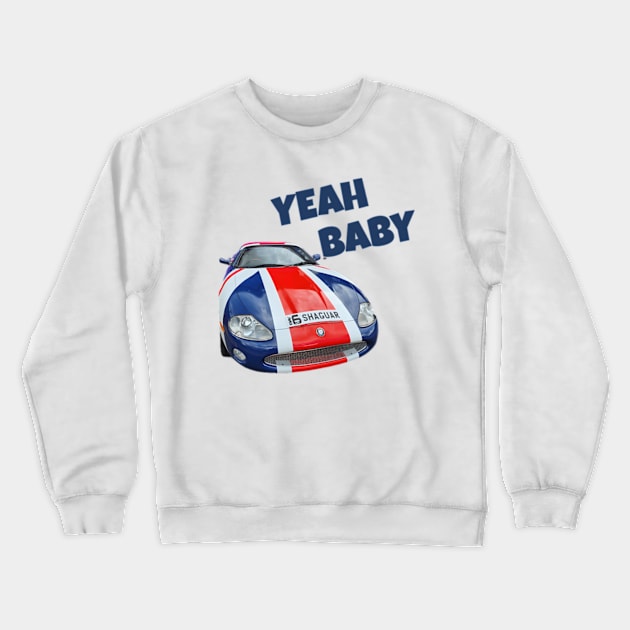 Yeh Baby Car Crewneck Sweatshirt by Exraeli Zabeth